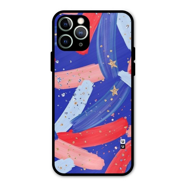 Paint Stars Metal Back Case for iPhone 11 Pro Max