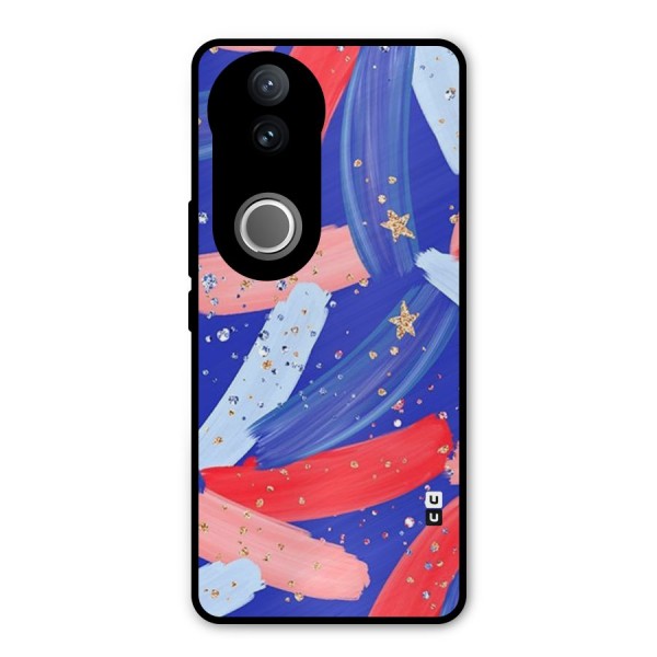 Paint Stars Metal Back Case for iQOO Z10R
