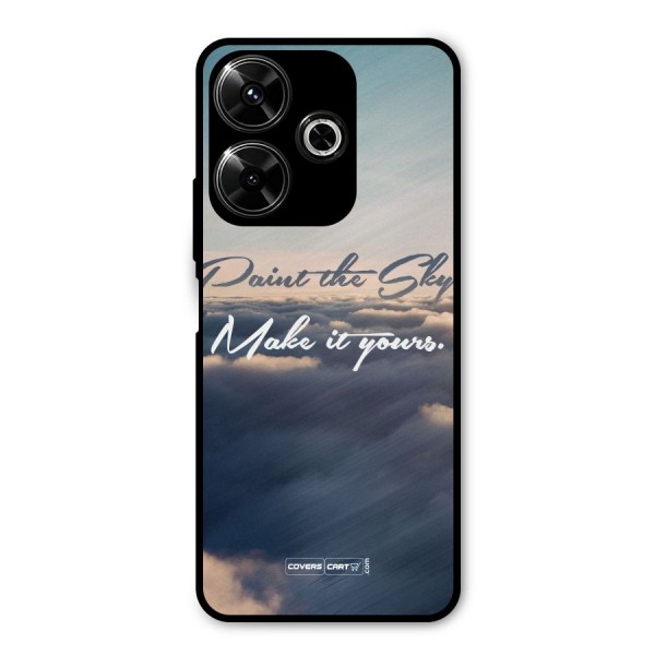 Paint the Sky Metal Back Case for Poco M6 Plus