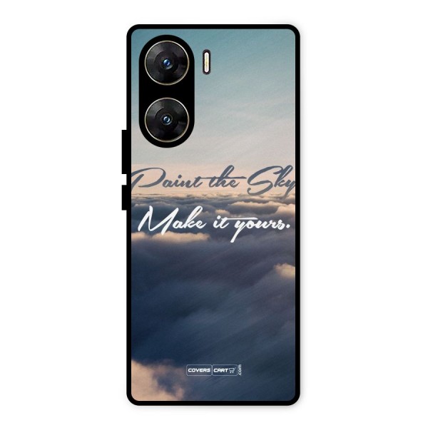 Paint the Sky Metal Back Case for Vivo V29e