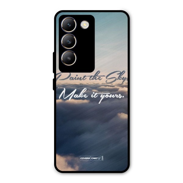 Paint the Sky Metal Back Case for Vivo Y200e