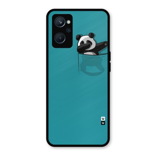 Panda Dabbing Away Metal Back Case for Realme 9i