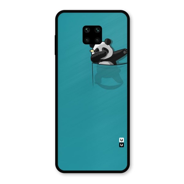 Panda Dabbing Away Metal Back Case for Redmi Note 9 Pro