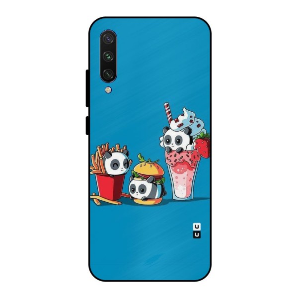 Panda Lazy Metal Back Case for Mi A3