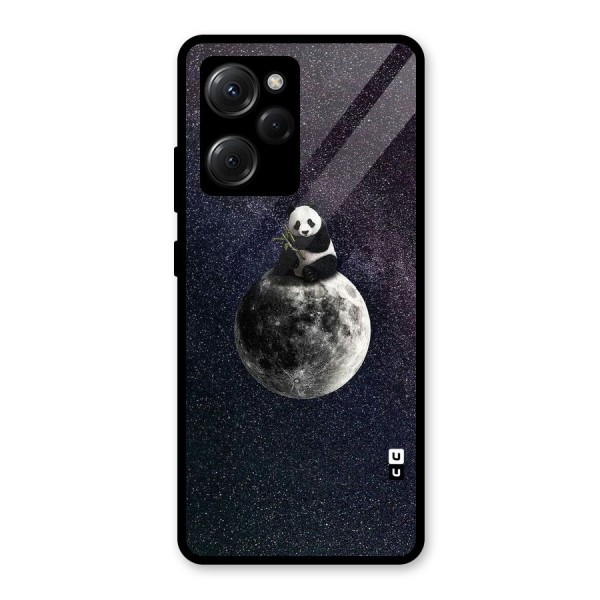 Panda Space Glass Back Case for Poco X5 Pro