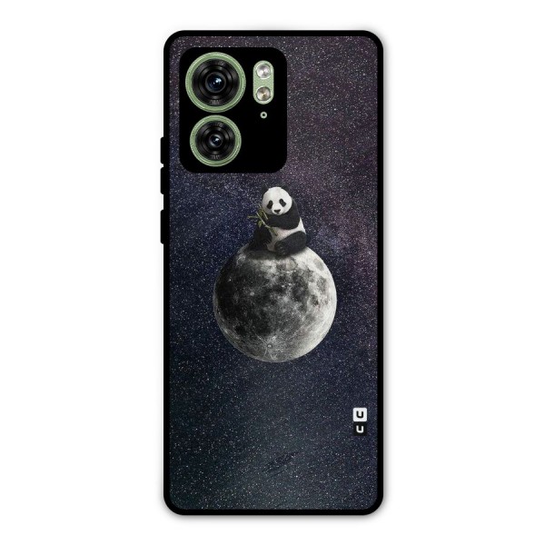 Panda Space Metal Back Case for Motorola Edge 40 5G