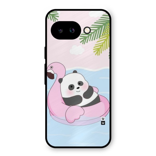 Panda Swim Metal Back Case for Google Pixel 9a