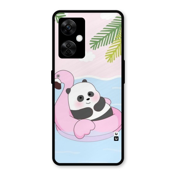 Panda Swim Metal Back Case for OnePlus Nord CE 3 Lite