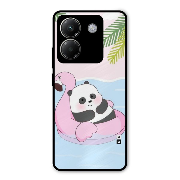 Panda Swim Metal Back Case for Poco M7 Pro 5G