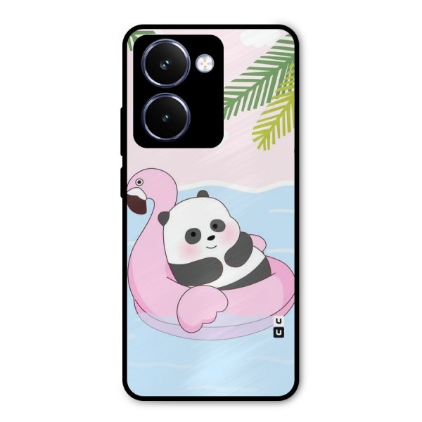 Panda Swim Metal Back Case for Realme P3 Ultra