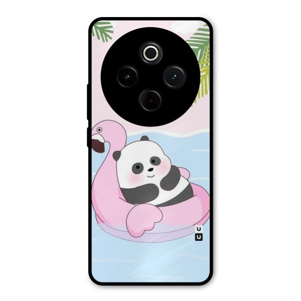Panda Swim Metal Back Case for Vivo T4