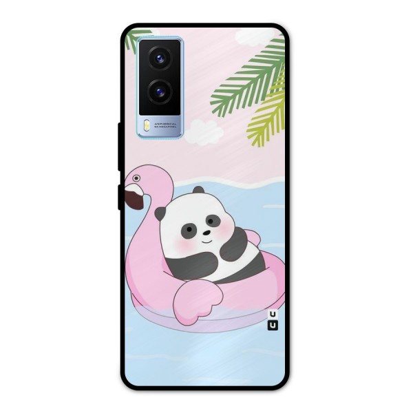 Panda Swim Metal Back Case for Vivo V21e 5G