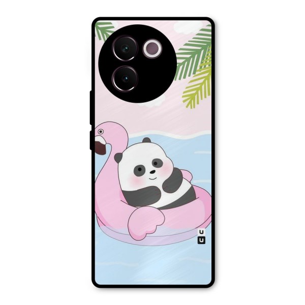 Panda Swim Metal Back Case for Vivo V30e