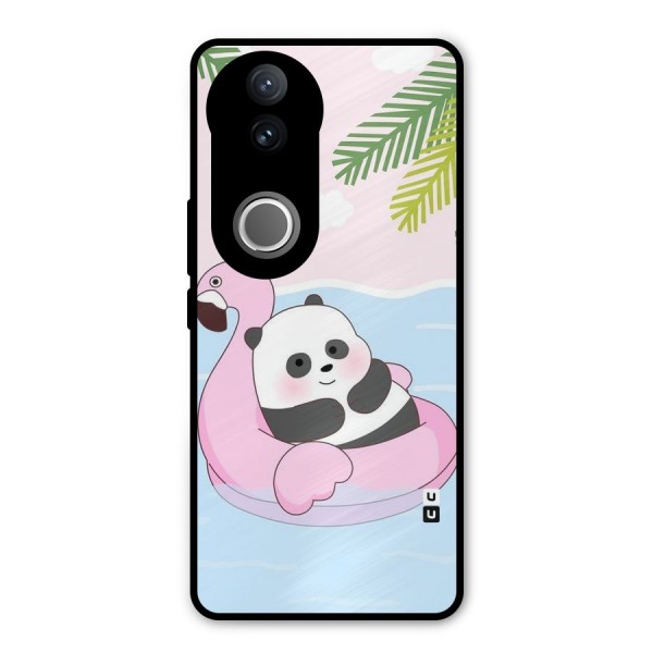 Panda Swim Metal Back Case for Vivo V50e