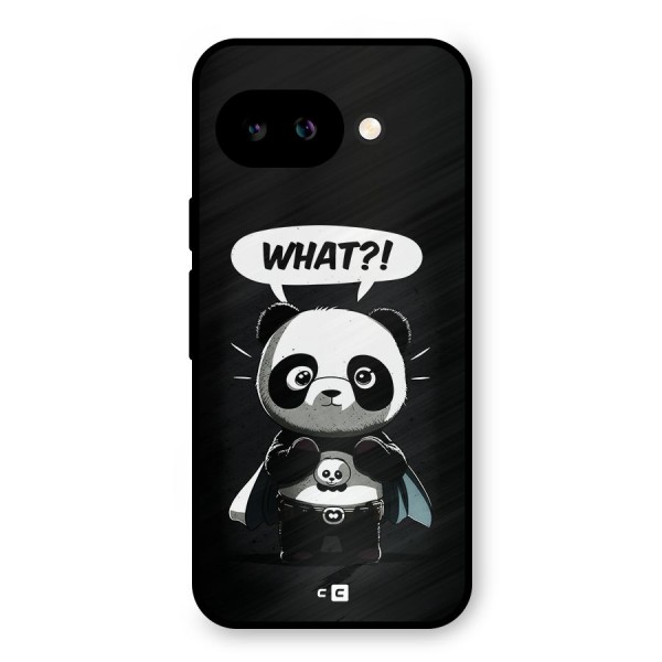 Panda What Confused Metal Back Case for Google Pixel 9a