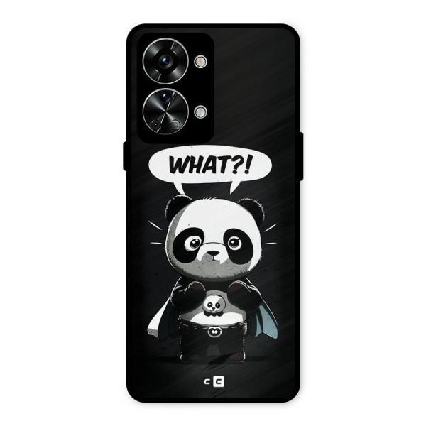 Panda What Confused Metal Back Case for OnePlus Nord 2T