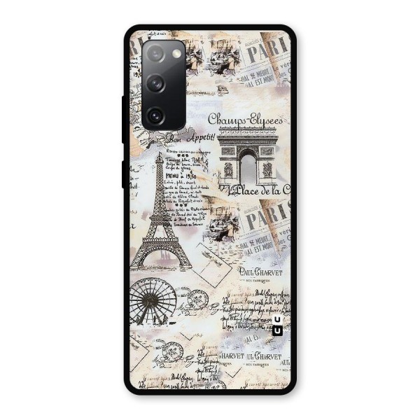 Paris Paper Metal Back Case for Galaxy S20 FE 5G