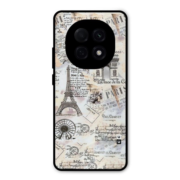 Paris Paper Metal Back Case for Oppo F29 Pro