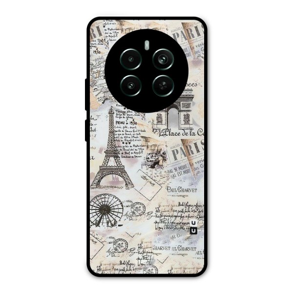 Paris Paper Metal Back Case for Realme Narzo 70 Pro