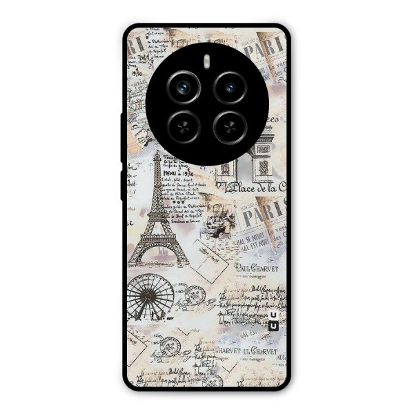 Paris Paper Metal Back Case for Realme P1 Pro