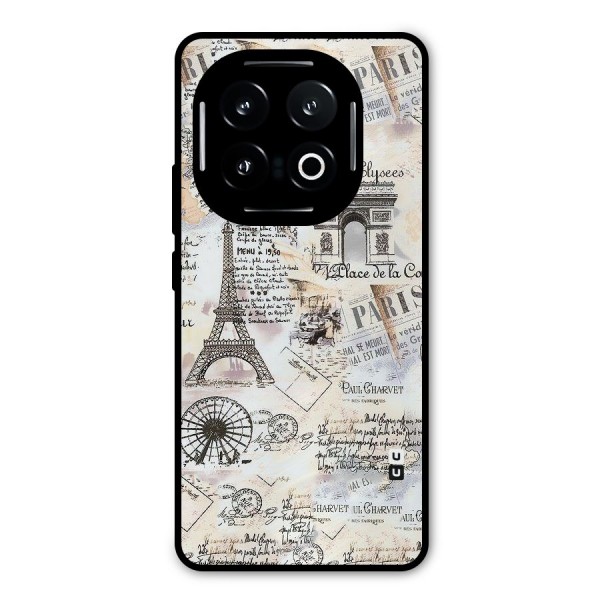 Paris Paper Metal Back Case for iQOO 13