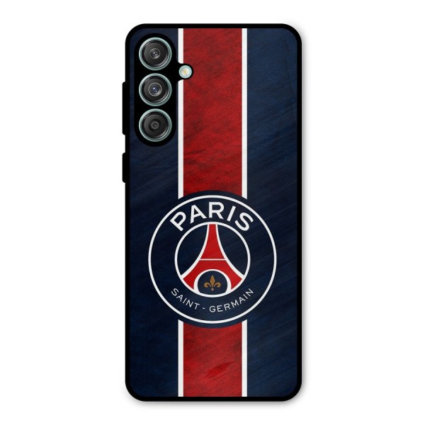 Paris Saint Germain Football Club Metal Back Case for Galaxy M55 5G