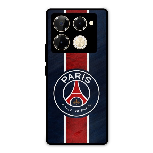 Paris Saint Germain Football Club Metal Back Case for Infinix Note 40 Pro Plus