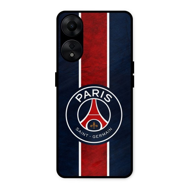 Paris Saint Germain Football Club Metal Back Case for Oppo A78 5G