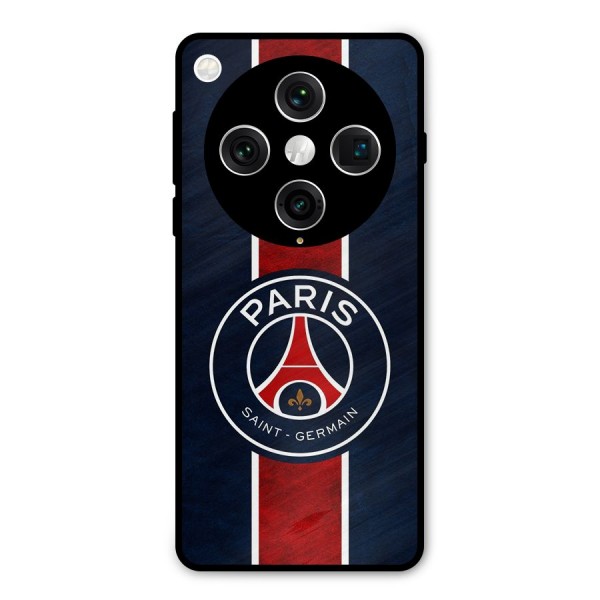 Paris Saint Germain Football Club Metal Back Case for Oppo Find X8 Pro