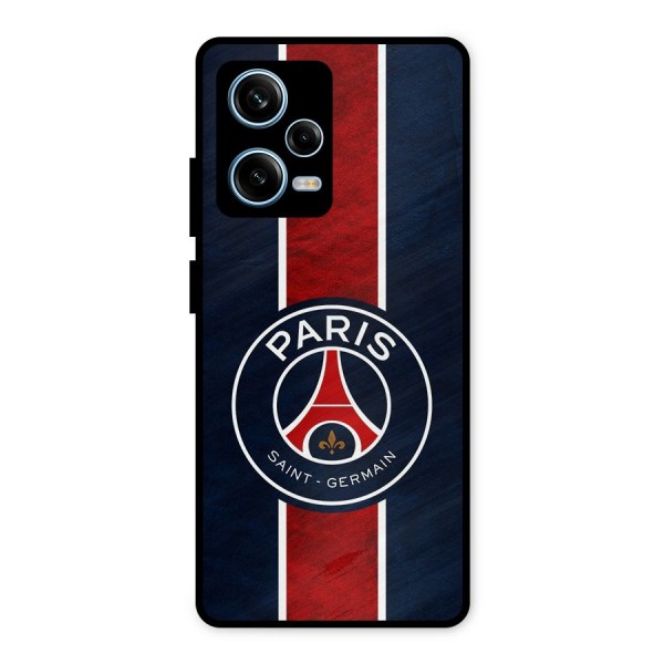 Paris Saint Germain Football Club Metal Back Case for Redmi Note 12 Pro