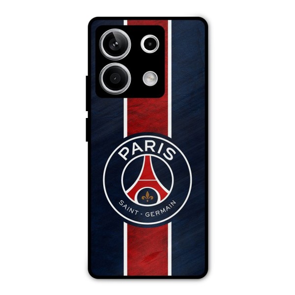 Paris Saint Germain Football Club Metal Back Case for Redmi Note 13 5G