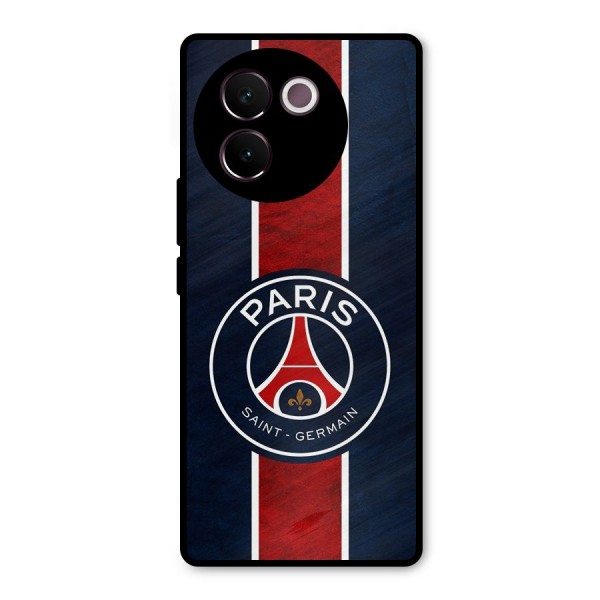 Paris Saint Germain Football Club Metal Back Case for Vivo V30e