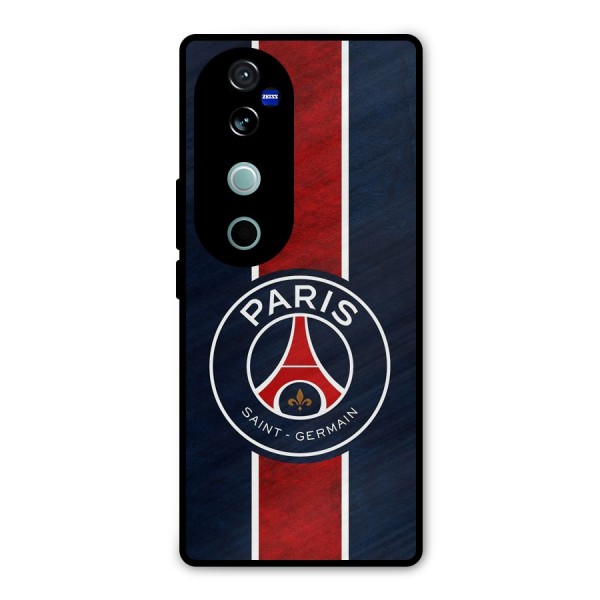 Paris Saint Germain Football Club Metal Back Case for Vivo V40 Pro