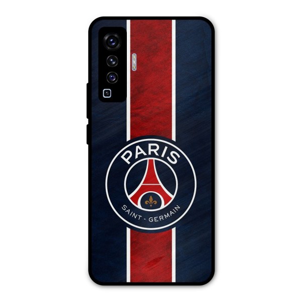 Paris Saint Germain Football Club Metal Back Case for Vivo X50