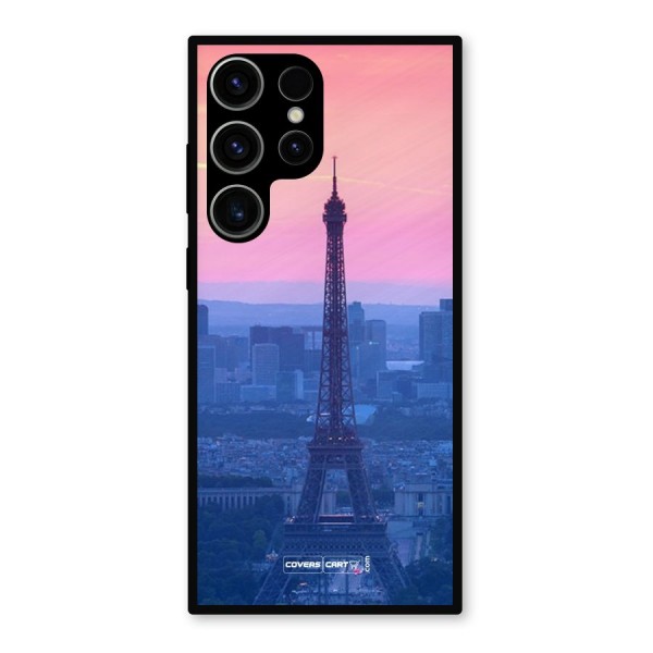 Paris Tower Metal Back Case for Galaxy S23 Ultra