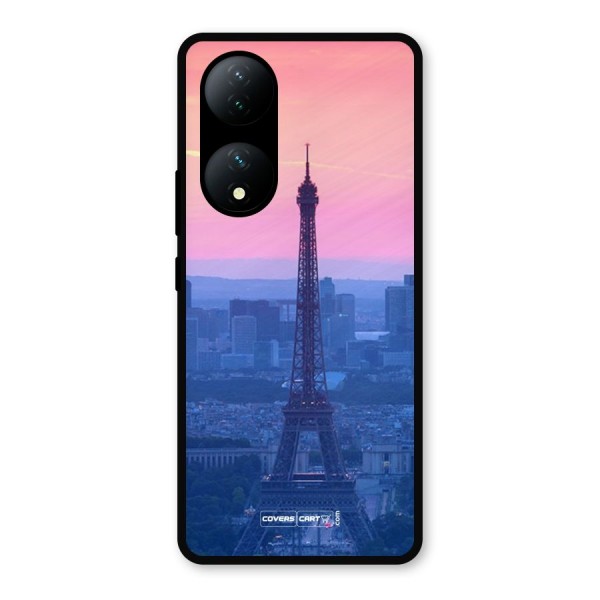 Paris Tower Metal Back Case for Vivo Y100