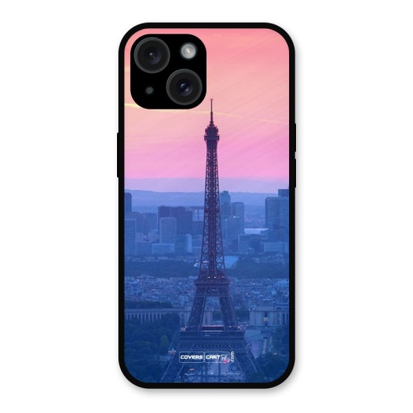 Paris Tower Metal Back Case for iPhone 15