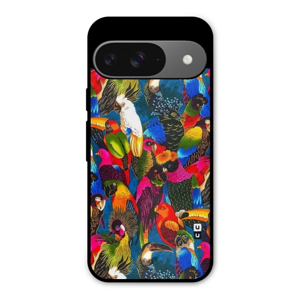 Parrot Art Metal Back Case for Google Pixel 9