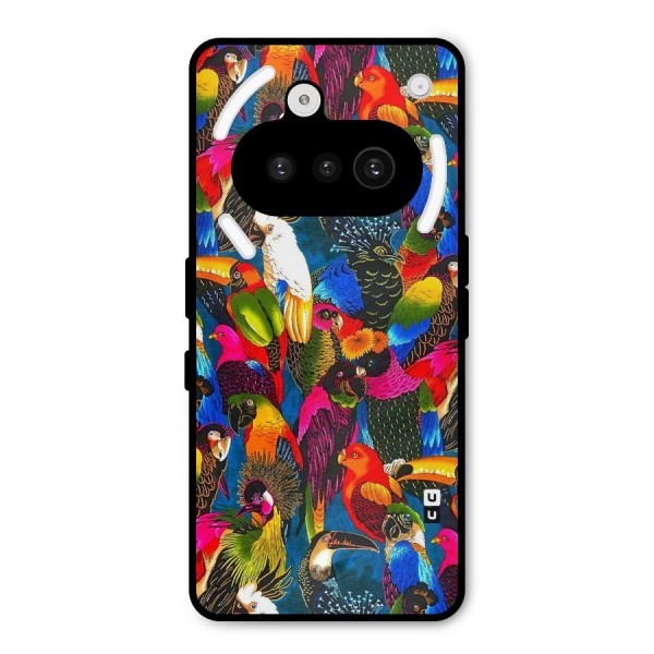 Parrot Art Metal Back Case for Nothing Phone 3a