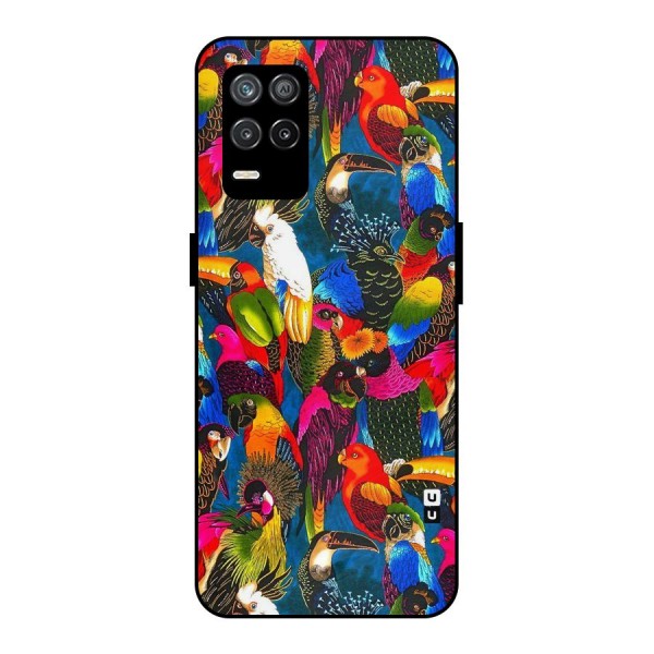 Parrot Art Metal Back Case for Realme 9 5G