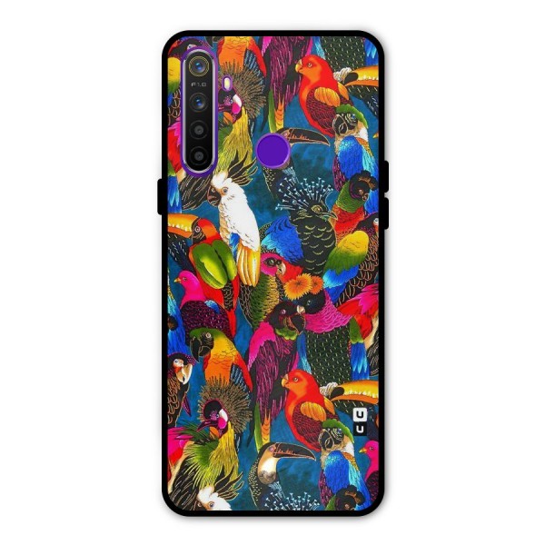 Parrot Art Metal Back Case for Realme Narzo 10