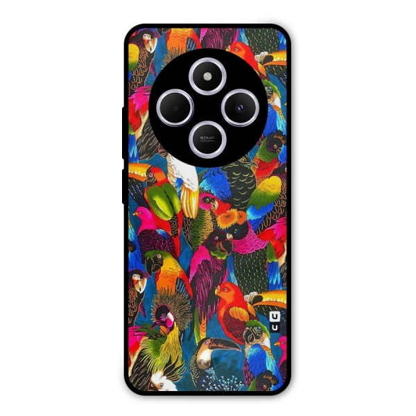 Parrot Art Metal Back Case for Redmi A4