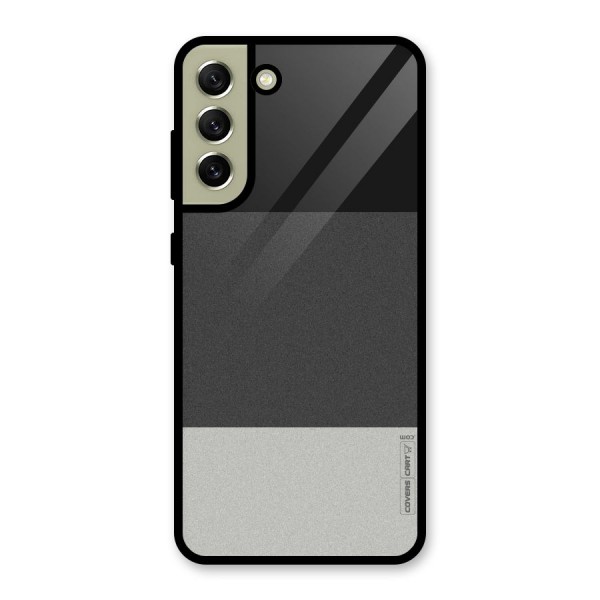 Pastel Black and Grey Metal Back Case for Galaxy S21 FE 5G (2023)