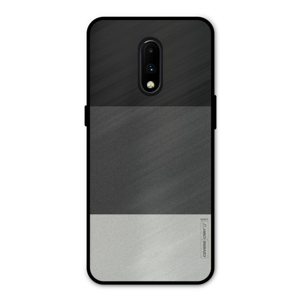 Pastel Black and Grey Metal Back Case for OnePlus 7