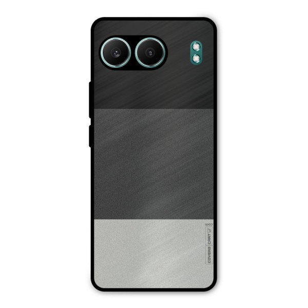 Pastel Black and Grey Metal Back Case for OnePlus Nord 4