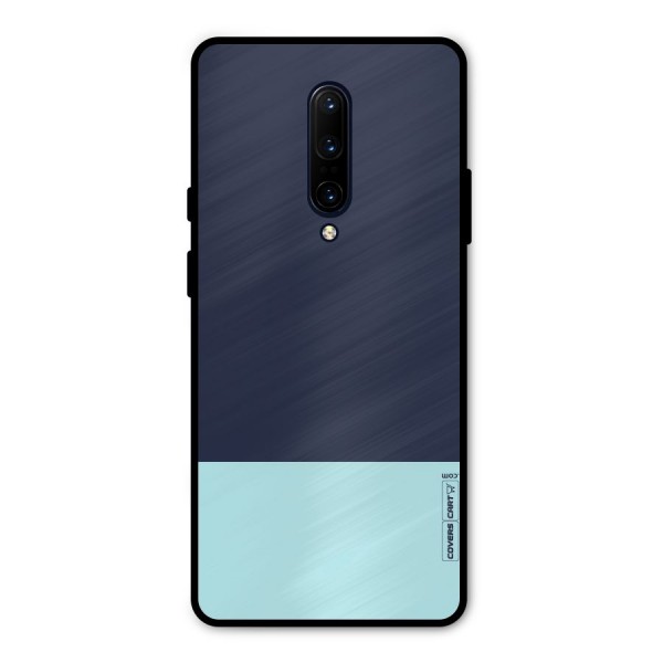 Pastel Blues Metal Back Case for OnePlus 7 Pro