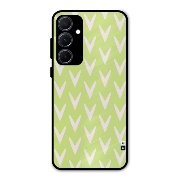 Pastel Green Grass Metal Back Case for Galaxy A35