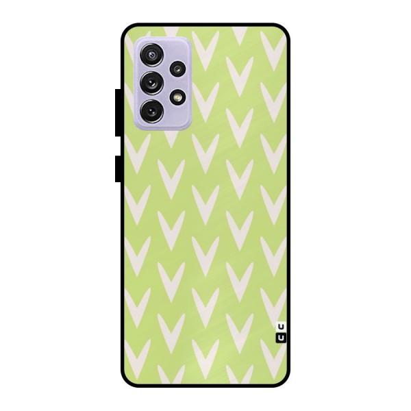 Pastel Green Grass Metal Back Case for Galaxy A72