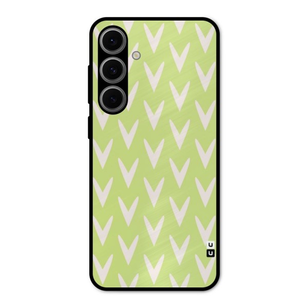 Pastel Green Grass Metal Back Case for Galaxy S24 FE