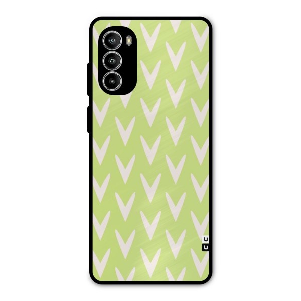 Pastel Green Grass Metal Back Case for Moto G52